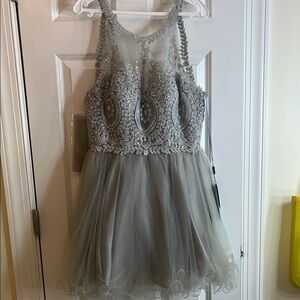 Elegant Gray Kids Dress